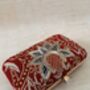 Peacock Red Rectangular Clutch, thumbnail 4 of 9