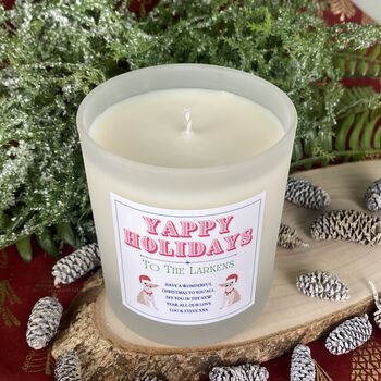 Personalised Christmas Candle Chihuahua Gift, 3 of 10