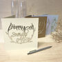 Personalised Any Age Papercut Birthday Card, thumbnail 8 of 12