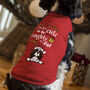 Too Cute Christmas Pet Dog Breed Red T Shirt, thumbnail 2 of 4