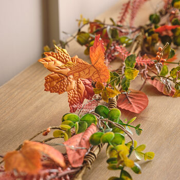 Orange Autumn Leaf Garland, 2 of 5