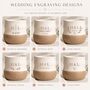 Personalised Wedding Gift Plant Pot With Optional Plant, thumbnail 2 of 7