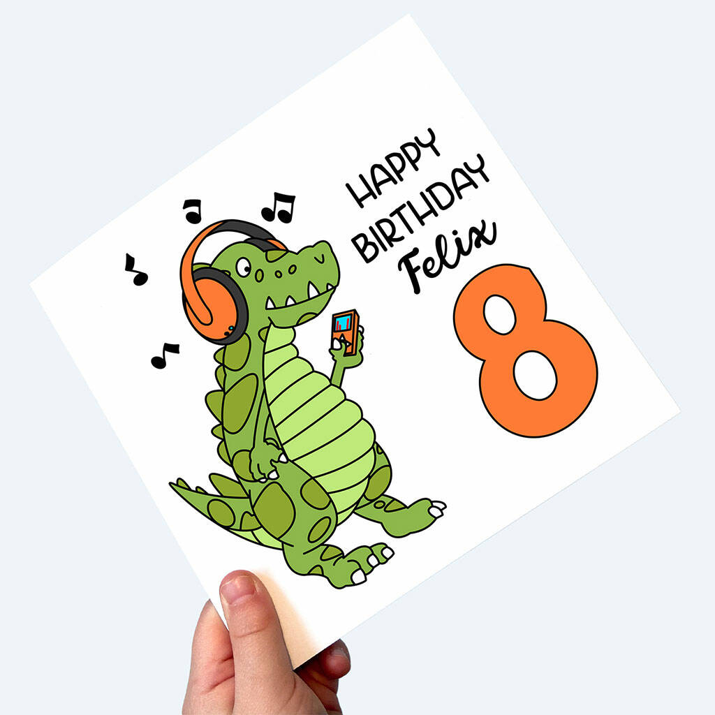 PERSONALISABLE 8th Birthday Card 8 Today Have A Roarsome -  Portugal