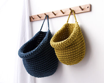 Crochet Wall Hanging Basket, 6 of 11