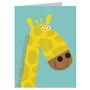 Mini Giraffe Greetings Card, thumbnail 3 of 5