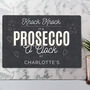 Personalised Prosecco O'clock Metal Sign, thumbnail 1 of 3