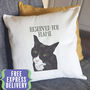 Personalised Cat Cushion, thumbnail 1 of 12