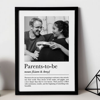 Personalised Parents To Be Print, Gift For New Parents, 2 of 7