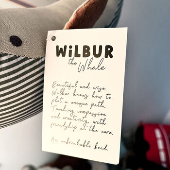 Wilbur The Whale Newborn Companion, 2 of 5