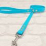 Waterproof Dog Collar And Lead Set Baby Blue, thumbnail 3 of 3