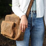 Vintage Style Leather Shoulder Bag, thumbnail 3 of 11