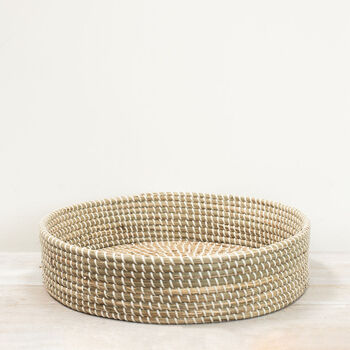 Samla Large Handmade Seagrass Tray, 5 of 6