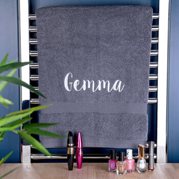 Personalised Boutique Luxury Bath Sheet, 2 of 12