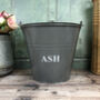 Fireside Ash Bucket In French Grey, thumbnail 4 of 5