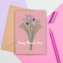 Large Mother's Day Flower's Card, thumbnail 2 of 2