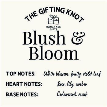 Blush And Bloom Peony And Musk Soy Wax Candle, 3 of 6