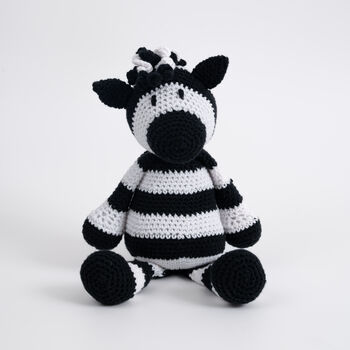 Holly Zebra Easy Crochet Kit, 7 of 11