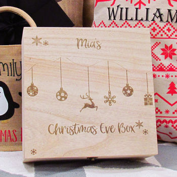 Personalised Bauble Large Christmas Eve Box, 3 of 3