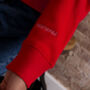 Personalised Embroidered Cuff Lightning Bolt Sweatshirt, thumbnail 2 of 8