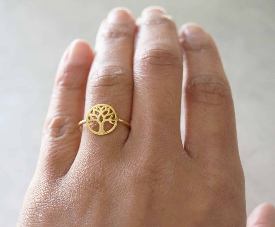 tree of life ring by dainty edge jewellery