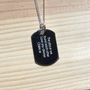 Personalised Coordinate Men's Necklace, thumbnail 4 of 5