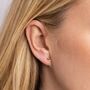 Solid 9ct Gold Micro Ball Stud Earrings – 4mm, thumbnail 2 of 8