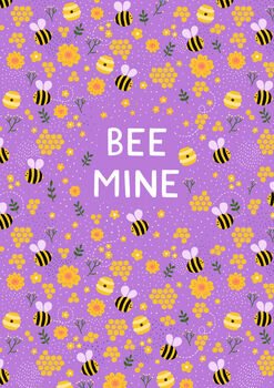 Adorable 'Bee Mine' Valentine's Day Card, 2 of 3