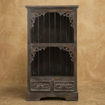 Solid Wood Whitewash Storage Cabinet In Several Colours, 3 of 7