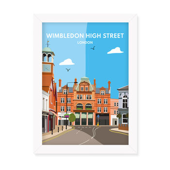 Wimbledon High Street London Framed Print, 6 of 6