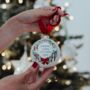Family Portrait Christmas Bauble, Gift For Families, thumbnail 1 of 10