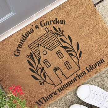Personalised Grandma's Garden Doormat For The Home, 2 of 2