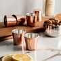 Set Of Six Handcrafted Copper Shot Glasses – 60ml, thumbnail 5 of 5