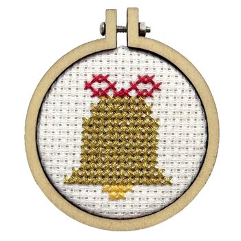 Jingle All The Way Christmas Mini Matchbox Cross Stitch Kit, 3 of 5