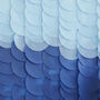 Blue Ombre Tissue Paper Disc Party Backdrop, thumbnail 2 of 2