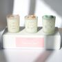 You Are Loved Three Votive Crystal Candles Gift Set, thumbnail 1 of 3
