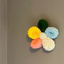 Crochet Flower Wall Art Or Cushion, thumbnail 2 of 3