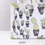 Cactus Succulent Eco Friendly Wrapping Paper, thumbnail 11 of 12