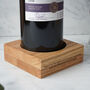 Oak Wine Bottle Holder 'Perfect Pairing' | Special Gift | Birthday | Oak | Wine Gift | Special Friends, thumbnail 1 of 2