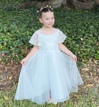 Grace ~ White Flower Girl Or Communion Dress, 7 of 9