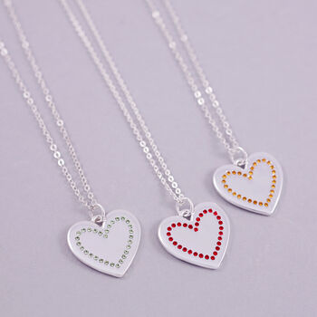 Personalised Heart Charm Necklace, 2 of 5