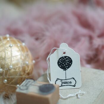 Personalised Girls Name Rubber Stamp Gift, 3 of 3