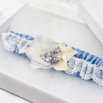 New Luxury 'Rose Petals' Bridal Garter, 3 of 3