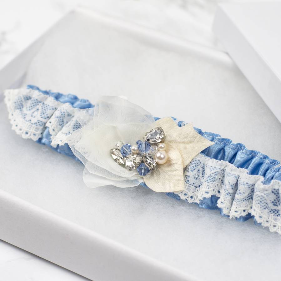 New Luxury 'Rose Petals' Bridal Garter By Mabelicious Bridal ...
