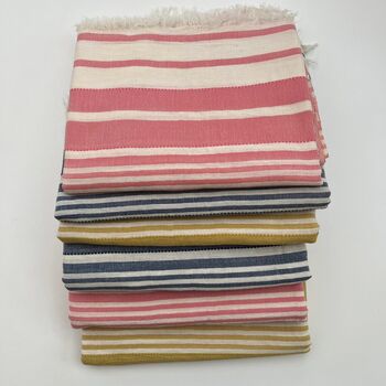 Super Soft Handwoven Cotton Beach Towel/Sarong, 4 of 5