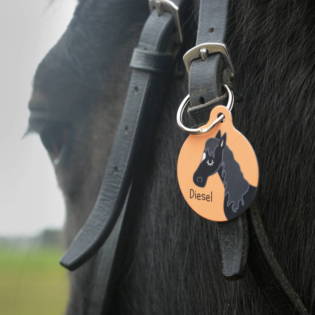 Horse Bridle Tag Personalised, 1 of 10
