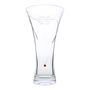 Personalised Heart Ruby Swarovski Hand Cut Glass Vase, thumbnail 5 of 5