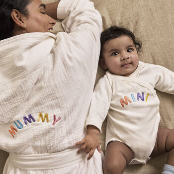 Personalised Organic Cotton Romper New Baby Gift, 5 of 5