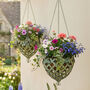 Set Of Two Provincial Garden Hanging Baskets, thumbnail 1 of 8