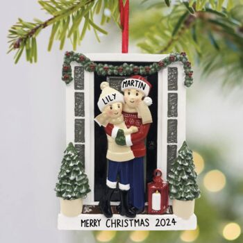 Customised Christmas New Couple Decoration, 2 of 3