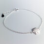 Sterling Silver Snowflake Charm Bracelet, thumbnail 1 of 5